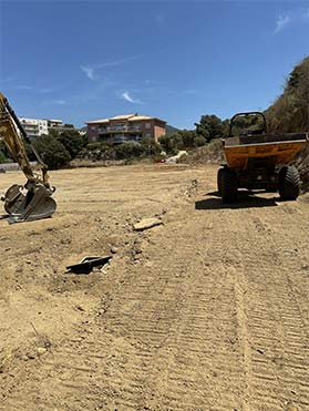 Exemple de terrassement réalisé par votre professionnel